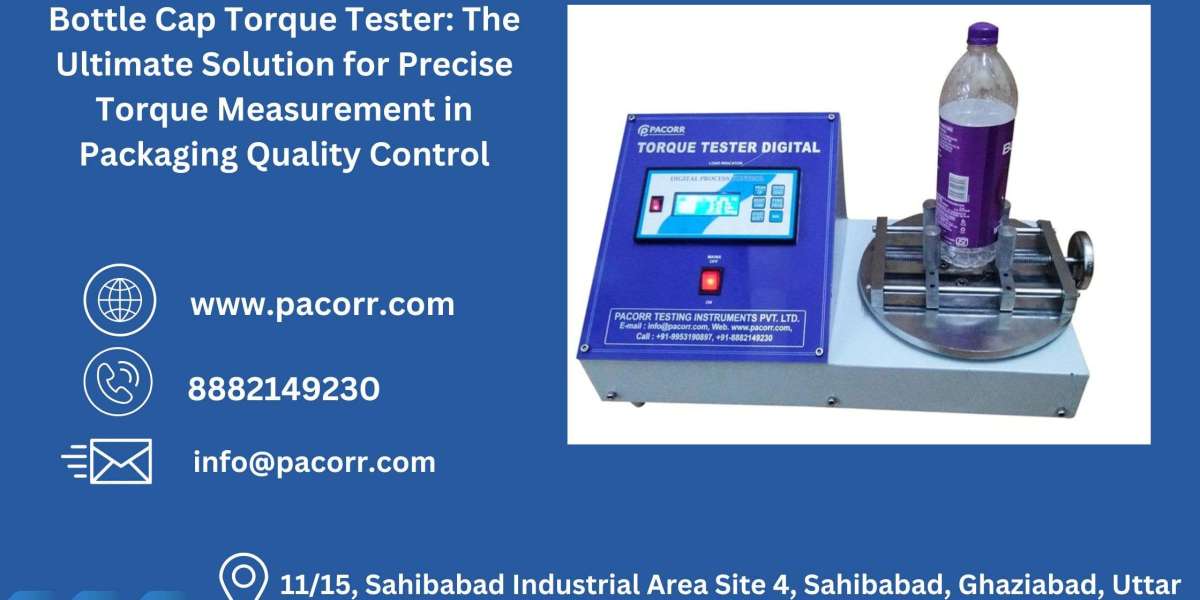 Ensure Leak-Free Products with the State-of-the-Art Bottle Cap Torque Tester