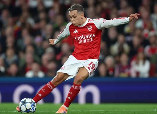 Leandro Trossard len tieng ve tuong lai o Arsenal.