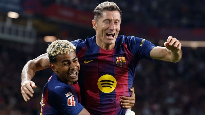 Chiến thắng ngược đưa Barca lên đỉnh BXH La Liga 202526 1