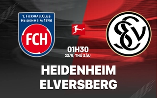 Nhận định Heidenheim vs Elversberg 1h30 ngày 23/5 (Playoff tham dự giải VĐQG Đức 2025/26)