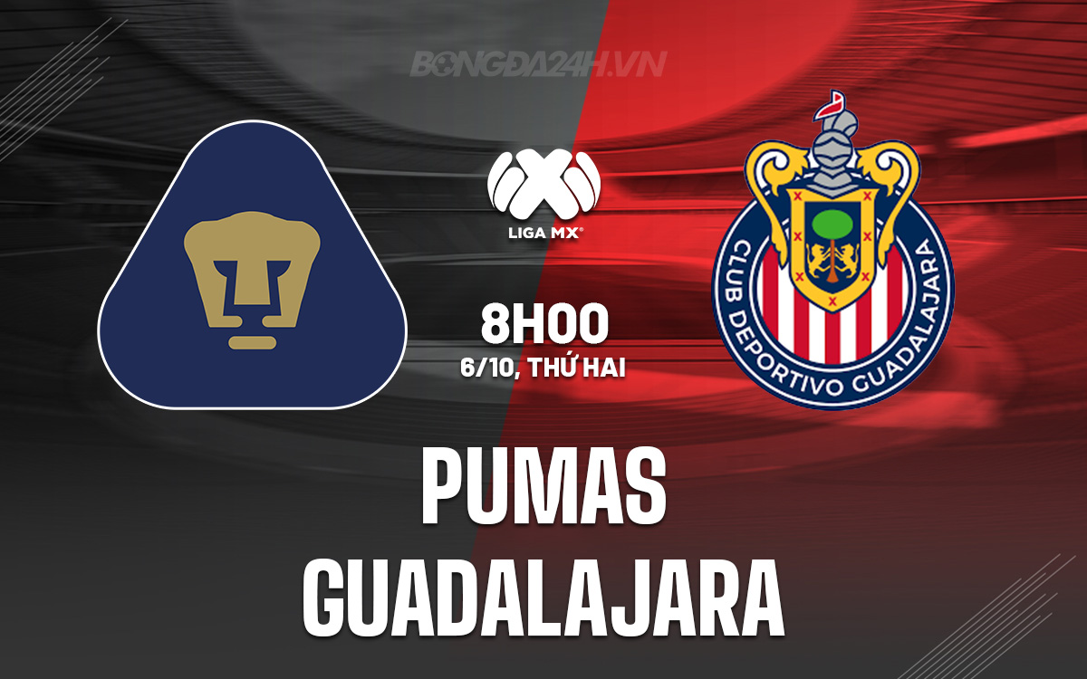 Pumas vs Guadalajara
