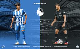 Nhận định Brighton vs Man City (20h00 ngày 31/8): Không dễ cho Man xanh
